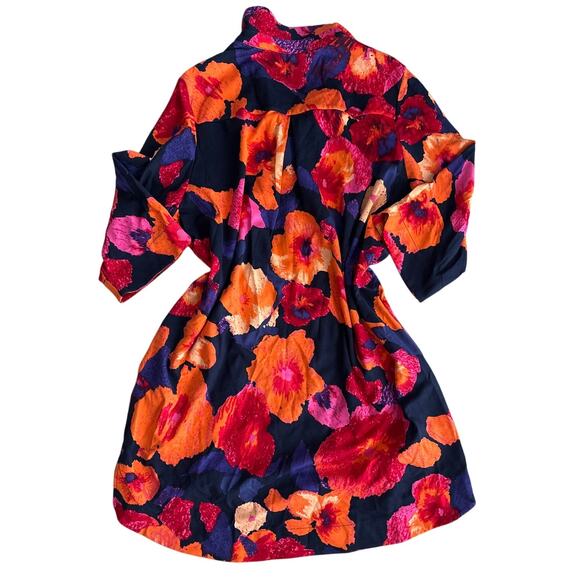 Ulla Popken Floral Print Dress NWT Size 20/22 w/Pockets - Picture 4 of 6
